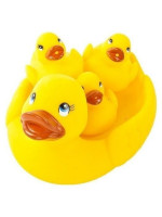 Игрушка пищалка для ванной "Уточка с утятами" КП-2072