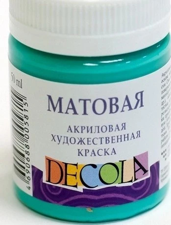 Акрил Decola 50мл матовый Мятная Арт. 14328735