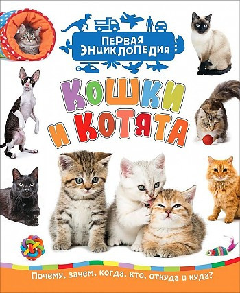 Первая энциклопедия "Кошки и котята" "РОСМЭН"