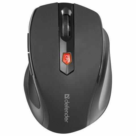 Мышь беспроводная DEFENDER Ultra MM-315, USB, 5 кнопок + 1 колесо-кнопка, оптическая, черная 52315