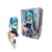 Фигурка Аниме сидящая Hatsune Miku, 14 см , в коробке 46АМ