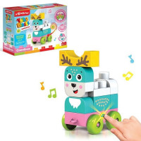 Азбукварик Игрушка музыкальная Олененок Talky Blocks кнопочка 2821