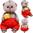 Мягкая игрушка "Басик BABY" с новогодней игрушкой BB-127