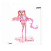 Фигурка Аниме Hatsune Miku Pink Sakura,(206МР) 21 см, в пакете 9АМ