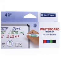 Набор маркеров для сухостираемых досок CENTROPEN "BOARD", 2,5мм, 4цв. 8559/04 050130