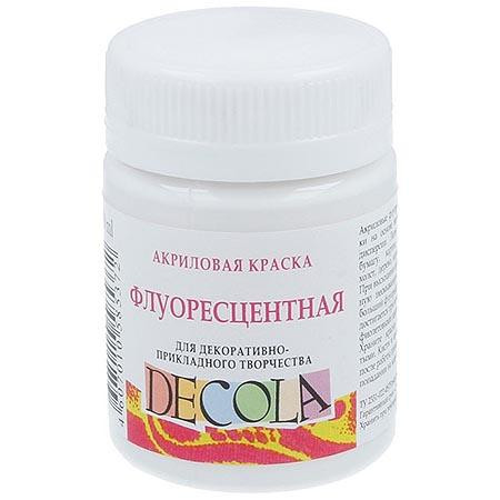 Акрил Decola 50мл флуоресцентный белый Арт. 4328104