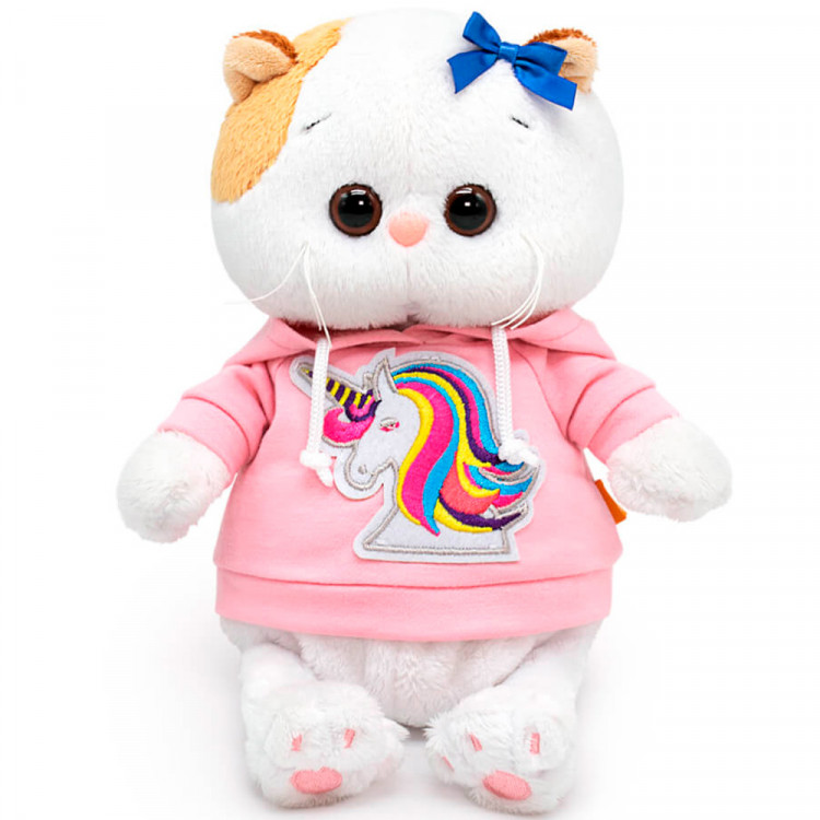 Мягкая игрушка "Ли-Ли BABY" в худи с единорогом LB-130