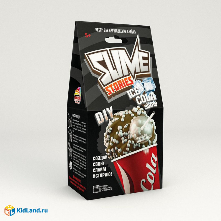 Набор сделай слайм Slime Stories. Ice cola 918