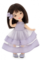 Кукла Sweet Sisters Lilu в фиолетовом платье 32см ручная работа SS04-04