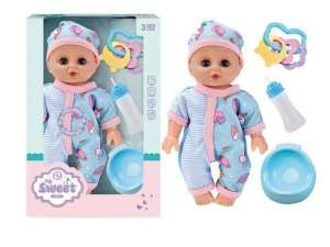 Пупс 25 см, с аксессуарами, пьет и писает, 23х8х25 см 2859679