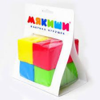 Мягкие развивающие кубики "4 цвета" ТМ "Мякиши".Арт.332