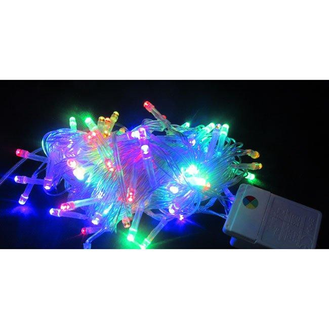 Гирлянда Нить 240л LED 8реж 18м цветной МК-19014