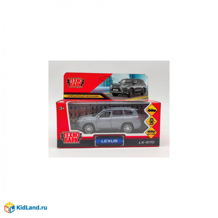Машина металл LEXUS LX-570 длина 12 см 369127