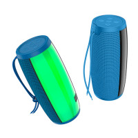 Колонка портативная " Borofone " BR20 Sound Wave синяя, беспроводная, пластик, Bluetooth 382969