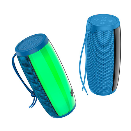 Колонка портативная " Borofone " BR20 Sound Wave синяя, беспроводная, пластик, Bluetooth 382969