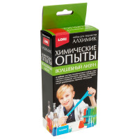 Набор Химические опыты.Волшебный лизун "Голубой" Оп-086
