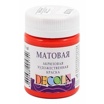 Акрил Decola 50мл матовый красный Арт. 14328331