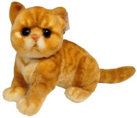 Мягкая игрушка "Кошка" рыжая 2000-1200
